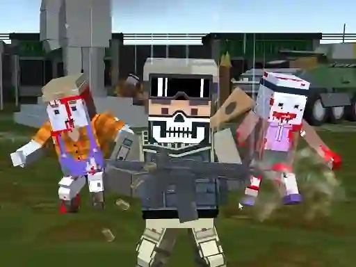 Combat Pixel Arena 3D Zombie Survival — безплатна онлайн игра