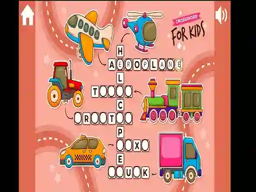 Crossword for Kids — безплатна онлайн игра