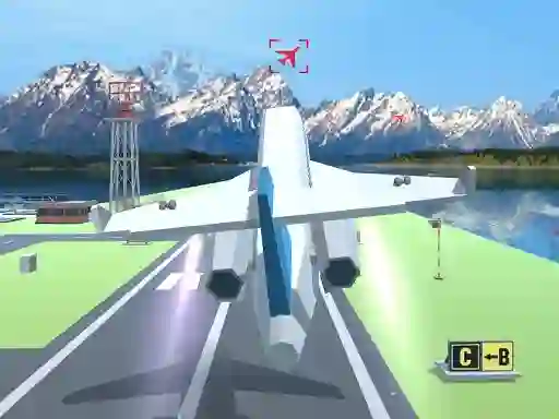 Polygon Flight Simulator — безплатна онлайн игра