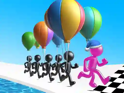 Ballon Race 3D — безплатна онлайн игра