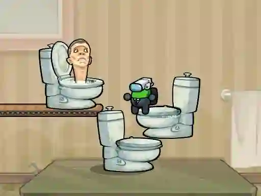 Impostor Jump Skibidi Toilet — безплатна онлайн игра