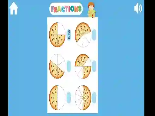 Fractions — безплатна онлайн игра