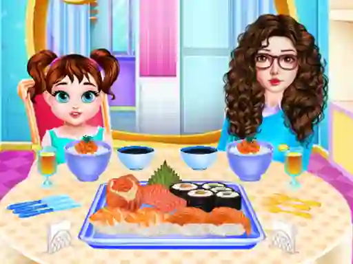Baby Taylor Sushi Cooking — безплатна онлайн игра