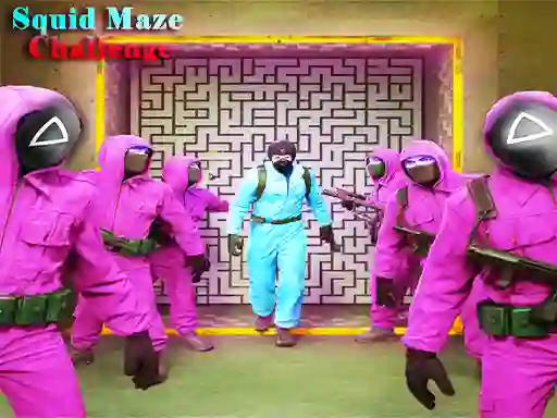 Squid Maze Challenge — безплатна онлайн игра