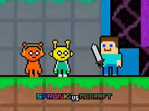 Sprunki vs MCCraft — безплатна онлайн игра