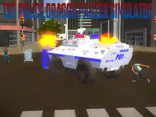 155 Police Dragon Panzer Simulator — безплатна онлайн игра