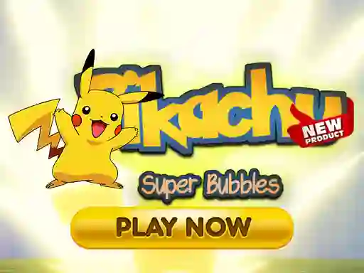 Pikachu Super Bubbles — безплатна онлайн игра