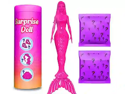 Color Reveal Mermaid Doll — безплатна онлайн игра