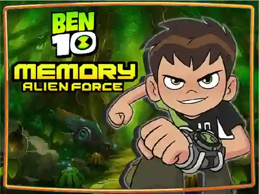 Ben 10 Memory Alien Force — безплатна онлайн игра