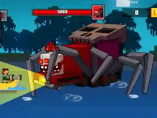 Pirate Block Craft Monster Shooter — безплатна онлайн игра