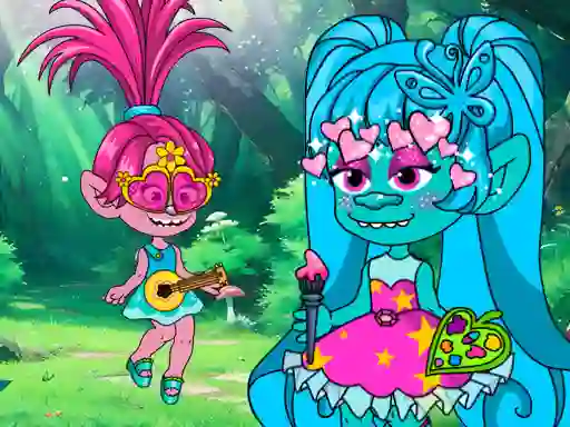 Chibi Troll Fashion Maker — безплатна онлайн игра