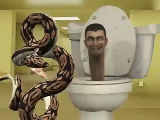 Python Snake Kill Skibidi Toilet Backrooms — безплатна онлайн игра