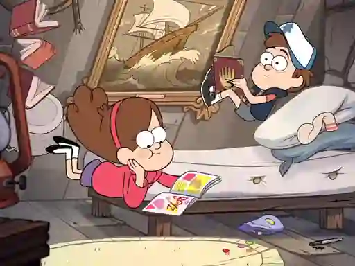 Gravity Falls Slide — безплатна онлайн игра