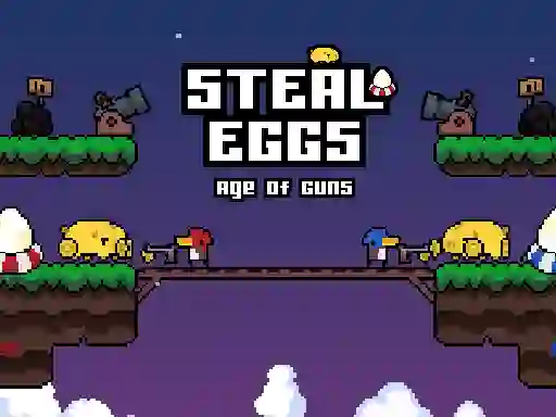 Steal Eggs Age of Guns — безплатна онлайн игра