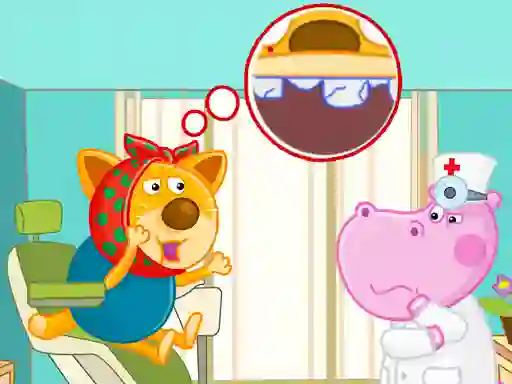 Hippo Dentist — безплатна онлайн игра