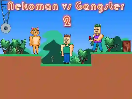 Nekoman vs Gangster 2 — безплатна онлайн игра