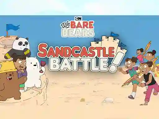 Sandcastle Battle! We Bare Bears — безплатна онлайн игра