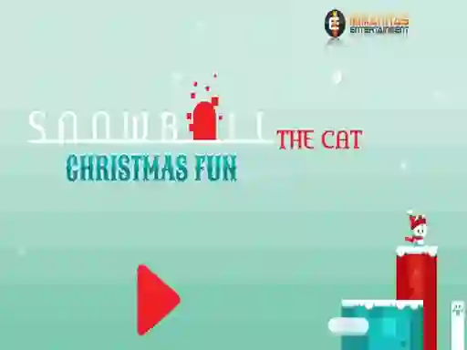 Snowball The Cat Christmas Fun — безплатна онлайн игра
