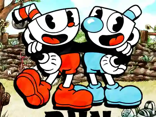 Cuphead Run version — безплатна онлайн игра