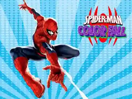 Spiderman Color Fall — безплатна онлайн игра
