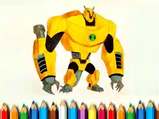 Ben10 Monsters Coloring book — безплатна онлайн игра
