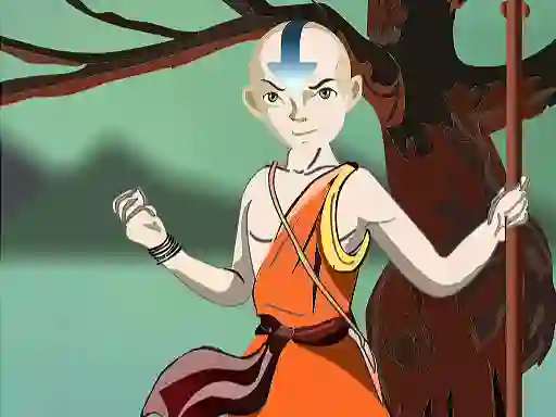 Avatar Aang DressUp — безплатна онлайн игра