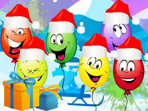 Christmas Balloons Bursting — безплатна онлайн игра