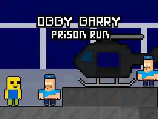 Obby Barry Prison Run — безплатна онлайн игра