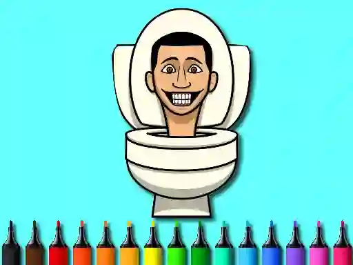 Color Skibidi Toilet — безплатна онлайн игра