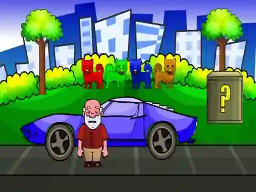 Find The Old Man's Car Key — безплатна онлайн игра