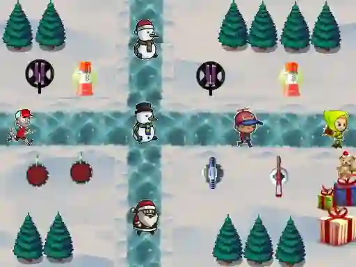 Christmas Defense — безплатна онлайн игра