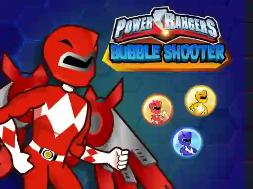 Power Rangers Bubble Shoot — безплатна онлайн игра