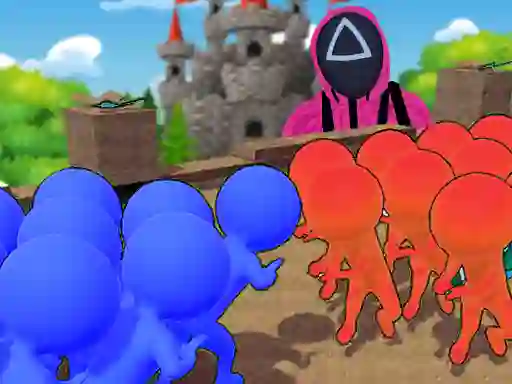 Squid Game Crowd Pusher — безплатна онлайн игра