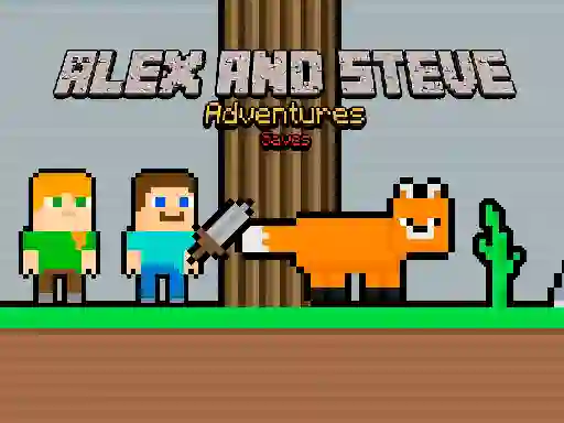 Alex and Steve Adventures Saves — безплатна онлайн игра