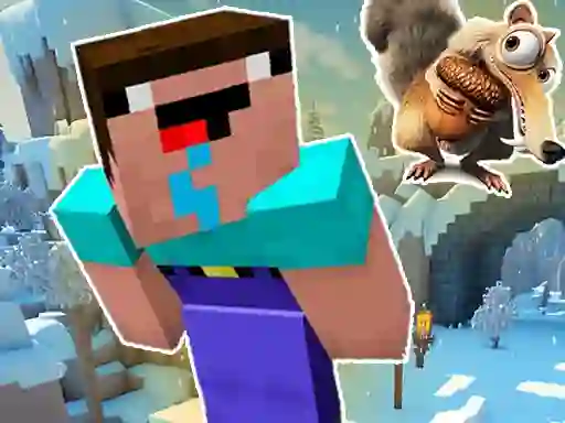 Noob Parkour: Snow Age — безплатна онлайн игра