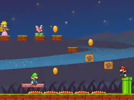 Mario Bros Save Princess — безплатна онлайн игра