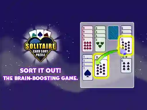 Solitaire Card Sort Puzzle — безплатна онлайн игра