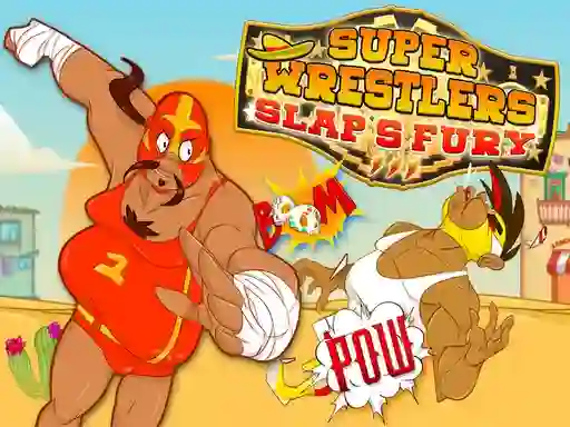 Super Wrestlers : Slaps Fury — безплатна онлайн игра