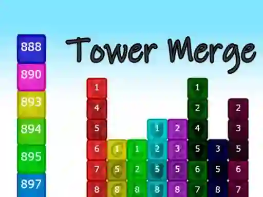 Tower Merge — безплатна онлайн игра