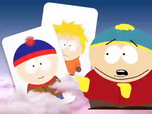 South Park memory card match — безплатна онлайн игра