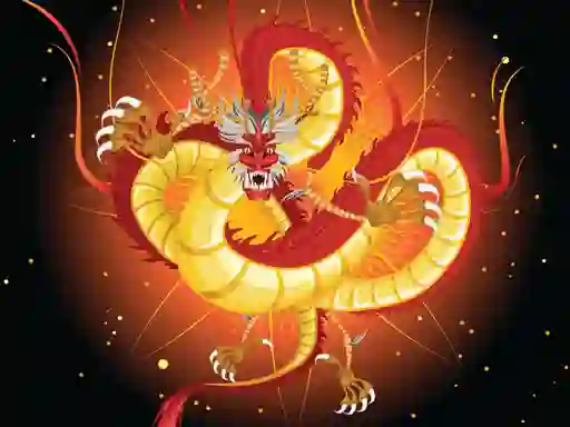 Chinese Dragons Coloring — безплатна онлайн игра