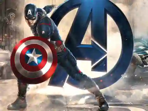 Captain American Jigsaw Puzzle — безплатна онлайн игра