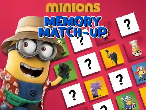 Minions Memory Match Up — безплатна онлайн игра