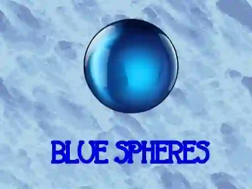 Blue spheres — безплатна онлайн игра
