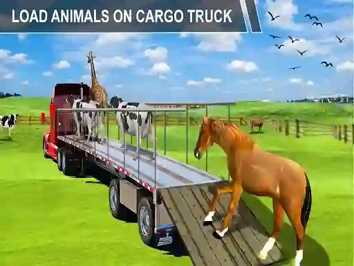 Animal Cargo Transporter Truck Game 3D — безплатна онлайн игра