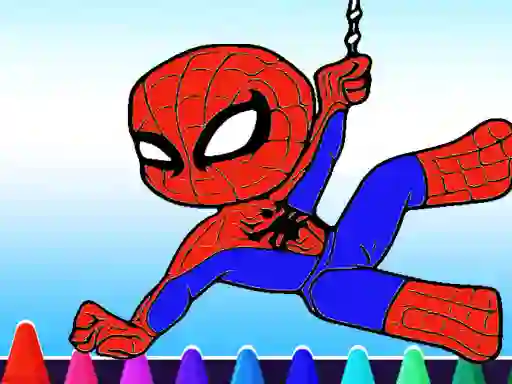 Spiderman Coloring book — безплатна онлайн игра