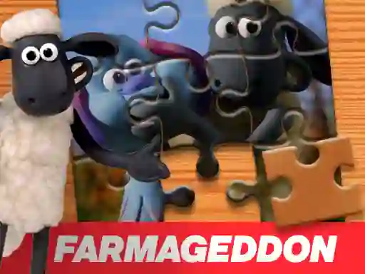  A Shaun the Sheep Movie Farmageddon Jigsaw Puzzle — безплатна онлайн игра
