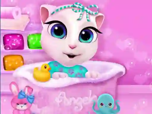 Baby Angela Bathing Time — безплатна онлайн игра