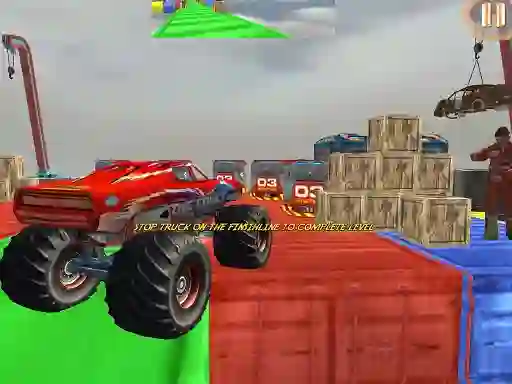 Monster Truck Driving Stunt Game Sim — безплатна онлайн игра
