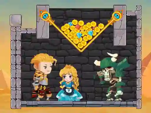 Hero Rescue Pull The Pin — безплатна онлайн игра